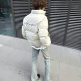 1506/MC911/P57复古美式潮流字母印花棉衣棉服男秋冬面包服外套1，男装棉衣，星座1506-1