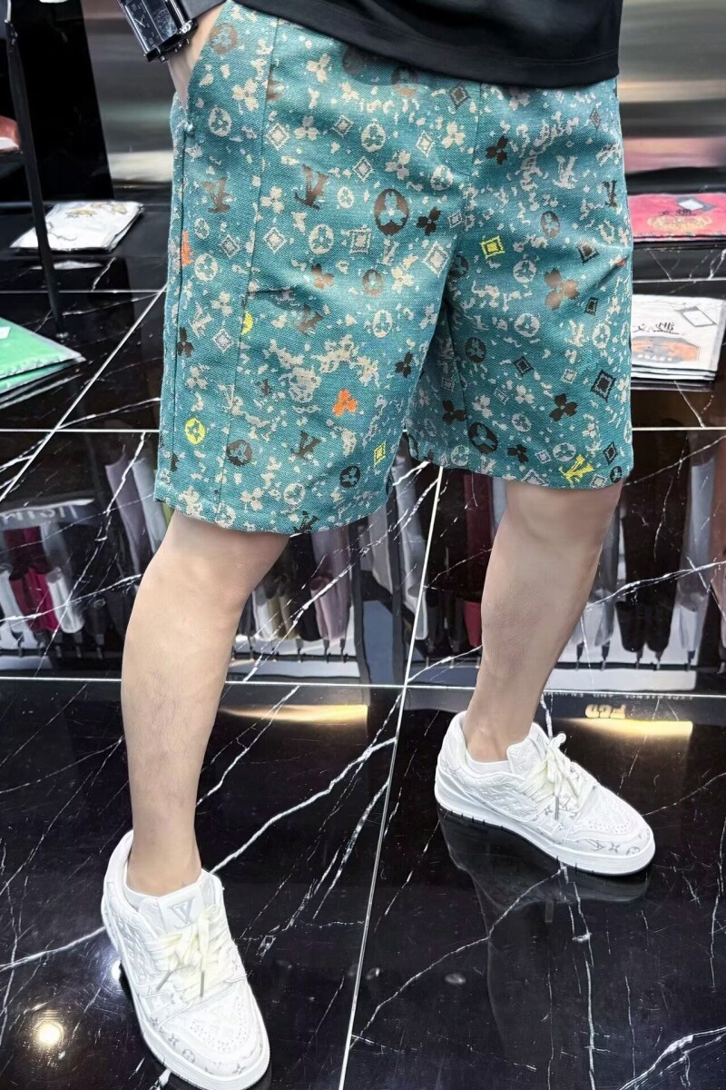 1506-1/KLD721/P51春夏季潮流裤子老花水洗时尚小众,男装休闲裤,星座1506-1