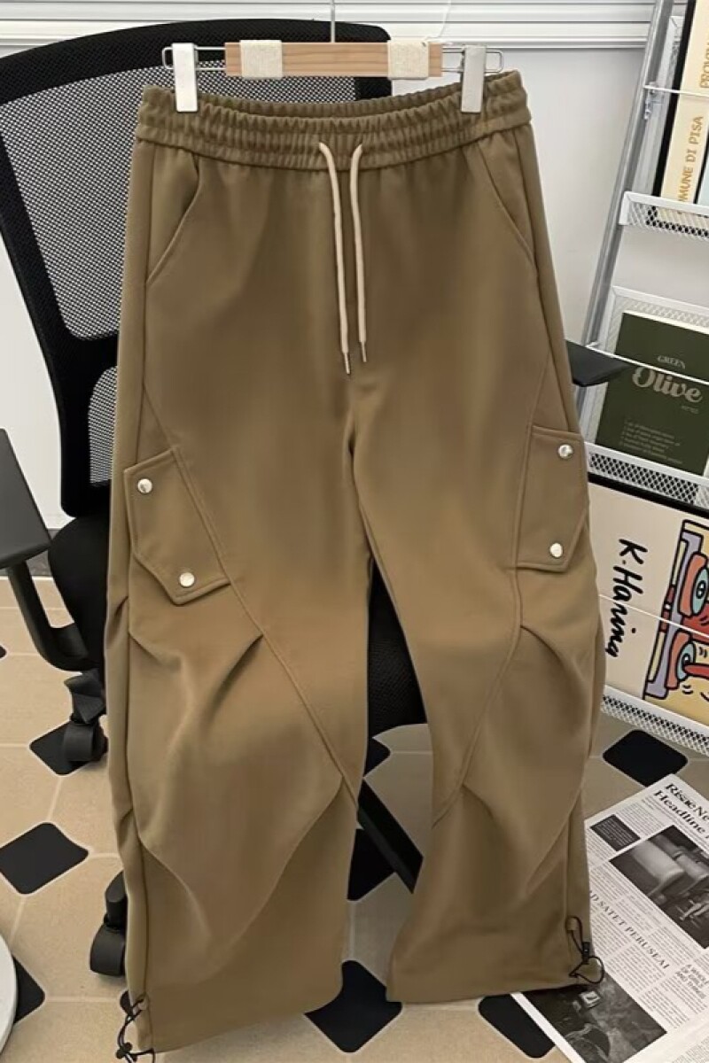 1506-1/KJ351/P50休闲裤潮流百搭裤子夏季薄款坠感阔腿拖地长裤1,男装休闲裤,星座1506-1