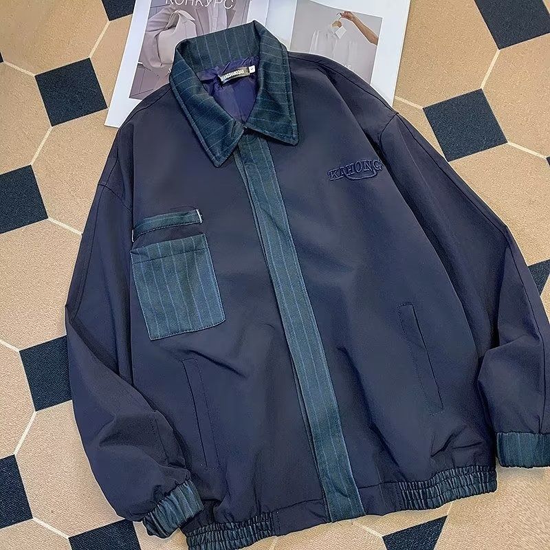1506-1/J6311/P58日系复古拼接棒球服夹克男春秋,男装夹克,星座1506-1