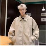 1506/QW3010/P72春秋痞帅外套男高街潮牌港风韩版潮流宽松夹克2，男装夹克，星座1506-1