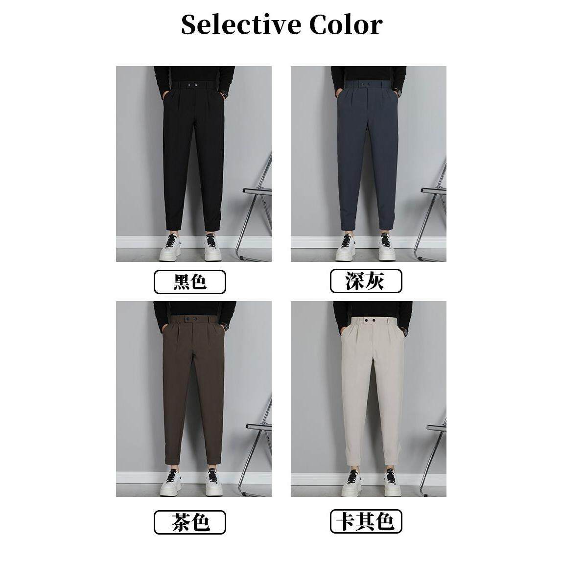 1506-1/KVS0361/P43九分小西裤男士修身垂感西装裤休闲长裤,男装休闲裤,星座1506-1