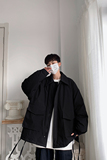 冬季帅气流行宽松外套休闲工装纯色羽绒服8908/，男装羽绒服，星座1506-1