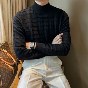 1506/MM8751/P60半高领毛衣男休闲修身免烫打底衫套头保暖针织衫1,男装T恤,星座1506-1