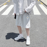 夏季中裤织带五分裤男女休闲短裤宽松运动裤/，男装休闲裤，星座1506-1