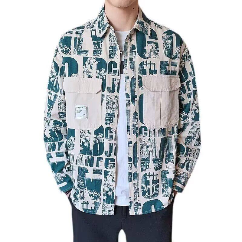 1506-1/C5321/P39新款衬衫男秋装宽松小众设计感上，男装衬衫，星座1506-1