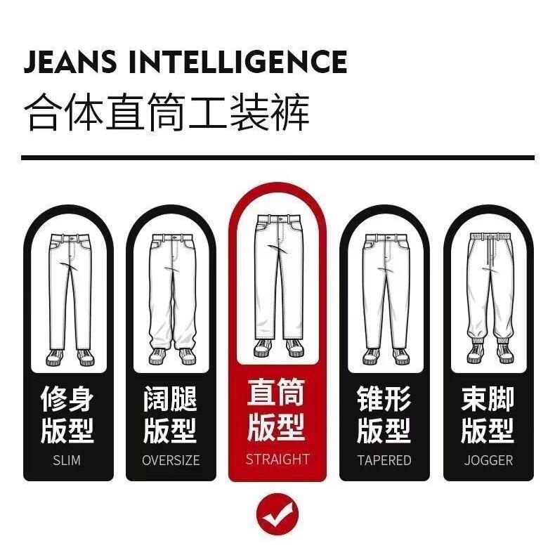 1506-1/KK7971/P38春秋季大口袋工装裤男士百搭宽松直筒,男装工装外套,星座1506-1