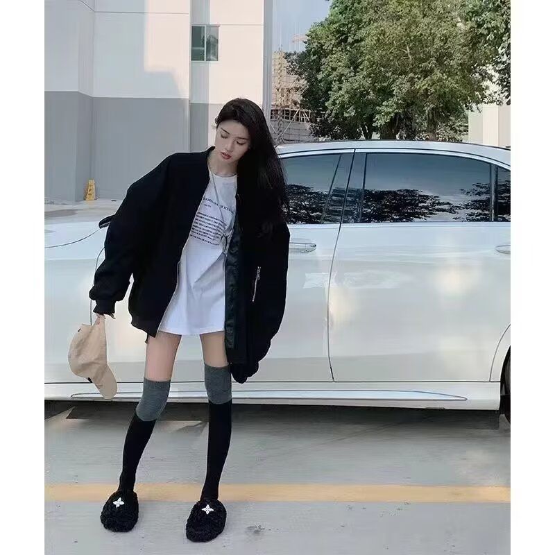 1506-1/X77161/P47黑色垂坠感微喇西裤男高级感美式,男装西裤,星座1506-1