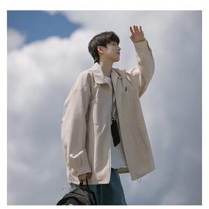1506-1/CW10081/P54春秋季潮流痞帅青少年休闲衬衣外套图片
