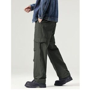 1506-1/KG091/P41直筒宽松休闲裤户外伞兵冲锋裤图片