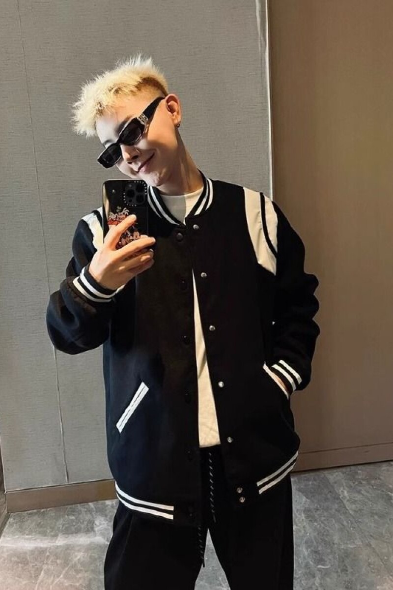 1506-1/J6151/P54潮牌明星同款棒球服夹克外套,男装夹克,星座1506-1