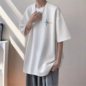 1506-1/TST22051/P34印花宽松百搭休闲薄款透气圆领短袖T恤图片