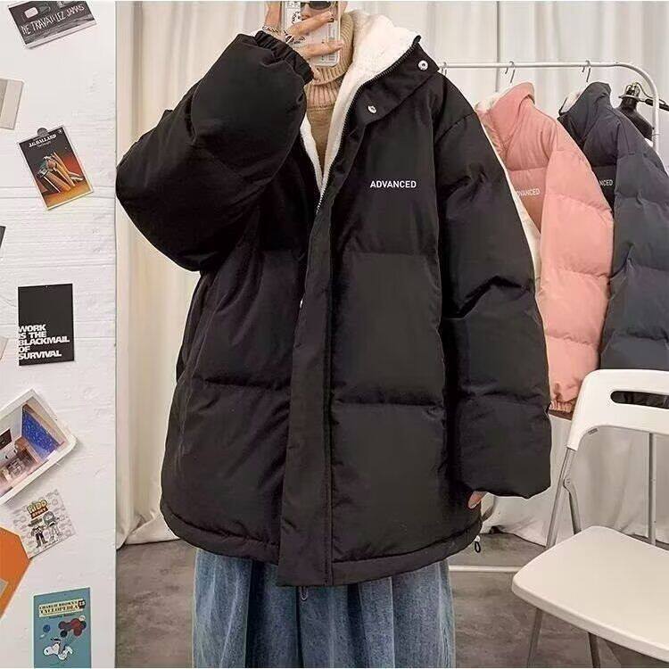 1506/M2061/P64冬季加绒加厚面包服新款潮流日系简约棉衣外套2,男装棉衣,星座1506-1