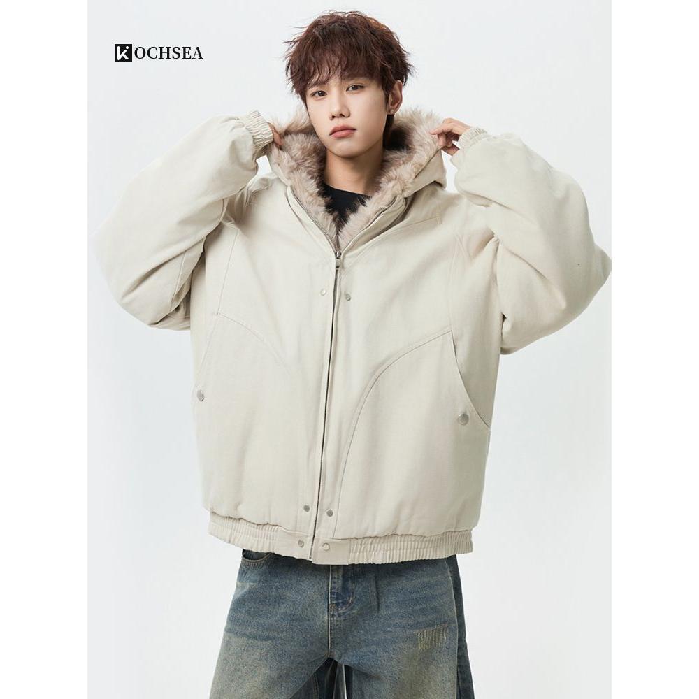 1506/M99251/P89美式复古短款连帽毛领棉服派克服棉衣外套1,男装棉衣,星座1506-1