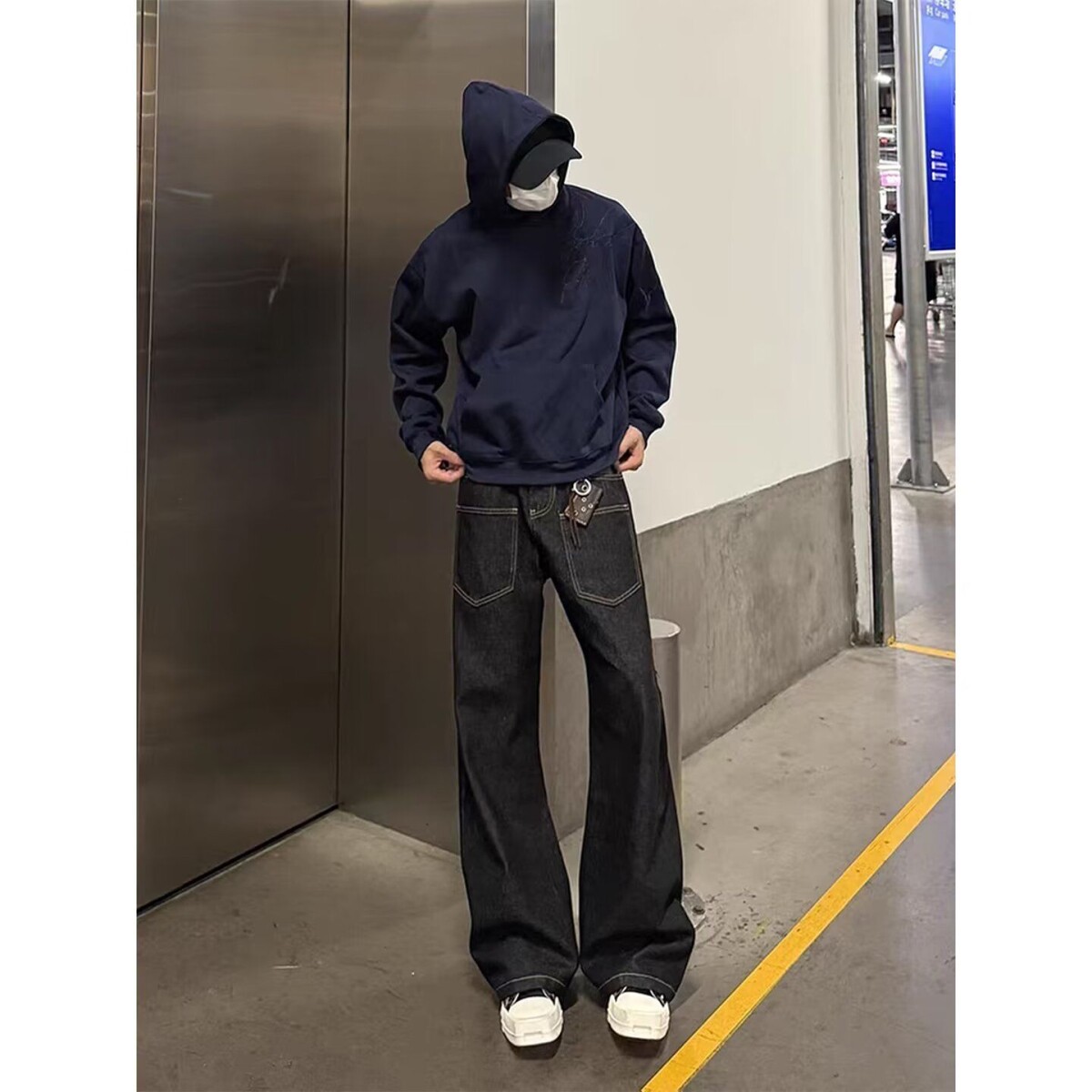 1506-1/WW59111/P44连帽套头卫衣男女春秋宽松外套图片