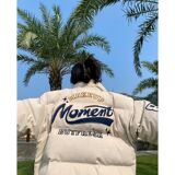 1506/MM261/P54美式复古灯芯绒刺绣立领棉服男情侣]宽松外套1，男装棉衣，星座1506-1