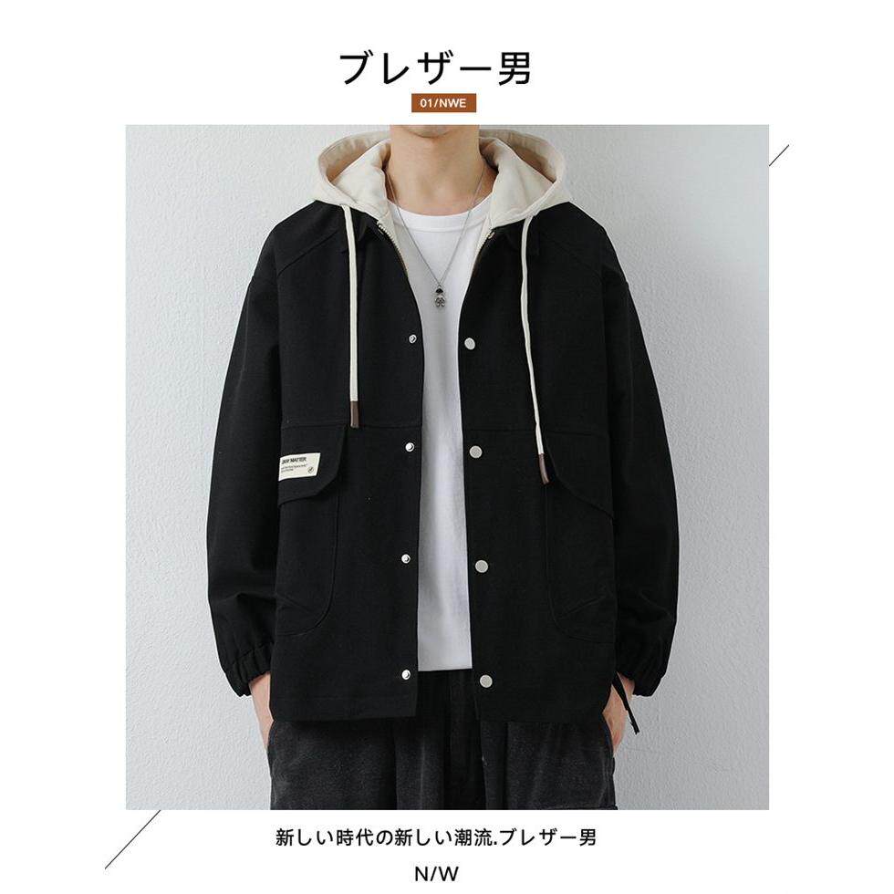 1506-1/JK5191/P88暗黑美式连帽毛呢外套男生套装,男装休闲套装,星座1506-1