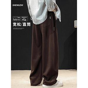 1506-1/KSK241/P39弯刀裤男生夏季裤子休闲裤宽松阔腿裤图片