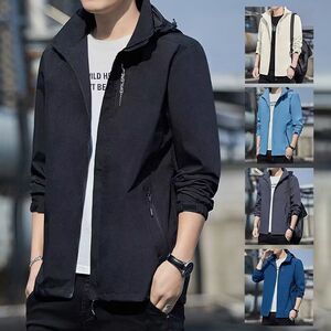 1506-1/J62661/P57春季外套时尚男装立领夹克纯色图片