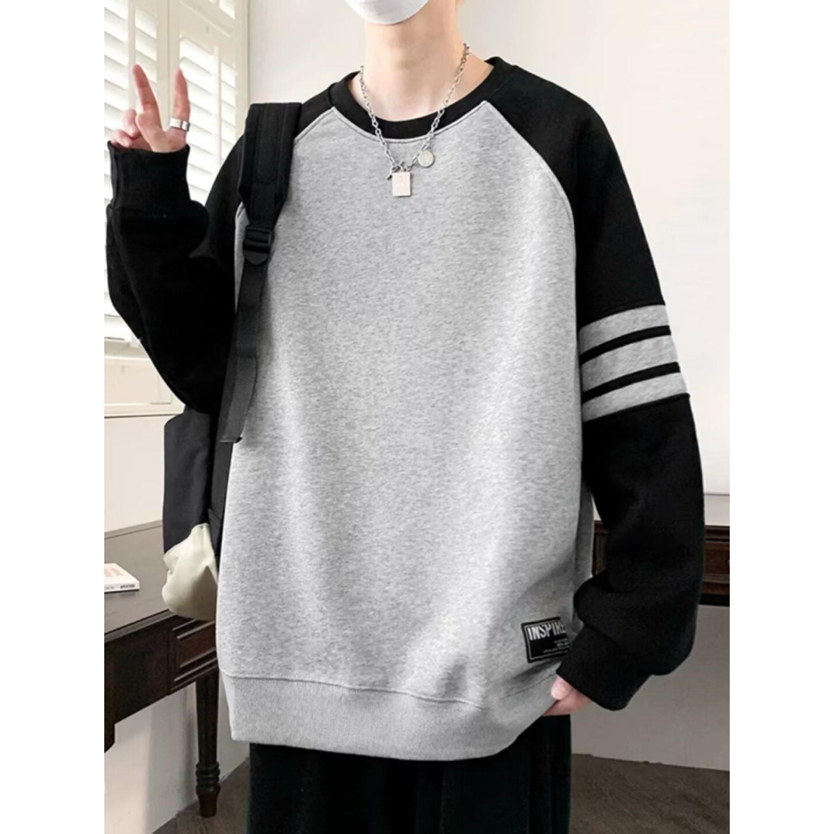 1506-1/WW331/P38潮流长袖t恤大童打底衫上衣服图片