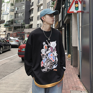 2021春宽松棉潮款招财猫卫衣 大嘴恐龙005/ 有差价（低88）图片