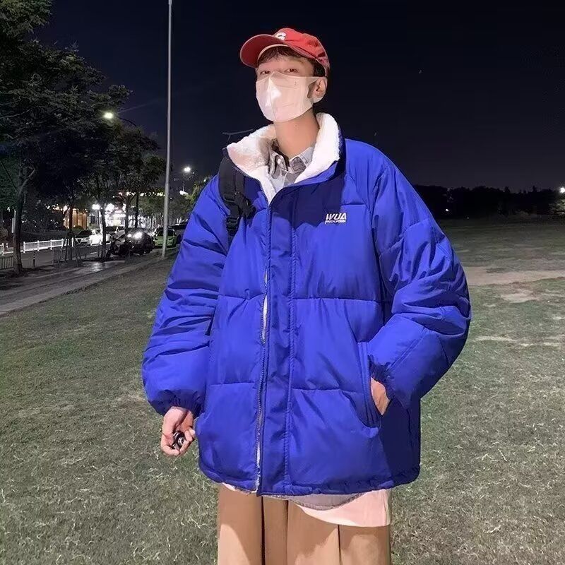 1506/M2121/P72冬季加绒加厚面包服新款潮流简约棉衣外套2,男装棉衣,星座1506-1