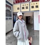 拼接衬衫男春秋薄款长袖ins潮港风日系2025宽松休闲痞帅衬衣外套，男装夹克，星座1506-1
