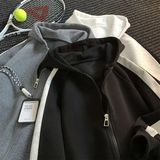 1506/WW031/P57新款卫衣港风宽松简约连帽卫衣开衫1，男装卫衣，星座1506-1