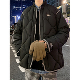 1506-1/MY108/P85潮牌高级感百搭葫芦格棉衣加厚日系风格男士2，男装棉衣，星座1506-1