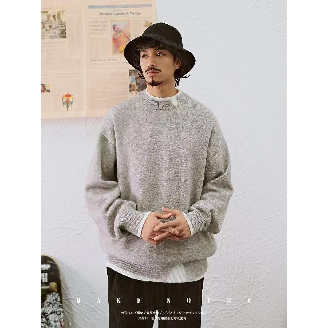 1506/M50171/P56秋冬新款假两件高级感设计百搭情侣款针织衫1,男装针织衫/毛衣,星座1506-1