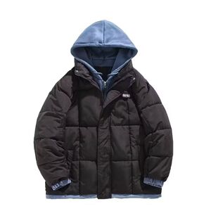 1506/M2131/P71冬季加绒加厚面包服新款潮流日系简约棉衣外套1图片