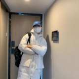 1506/M5571/P69男士中长款棉衣秋冬季连帽棉衣保暖棉服外套1，男装棉衣，星座1506-1