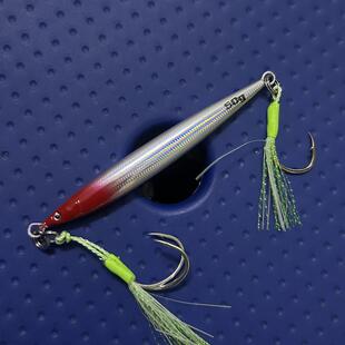 60g/80g/100g带钢丝防咬钩鲅鱼马鲛章红快抽速沉铁板路亚饵