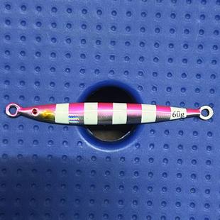60g新款小杰克对称型速沉快抽海钓铁板船钓马鲛鲳鱼章红金属假饵
