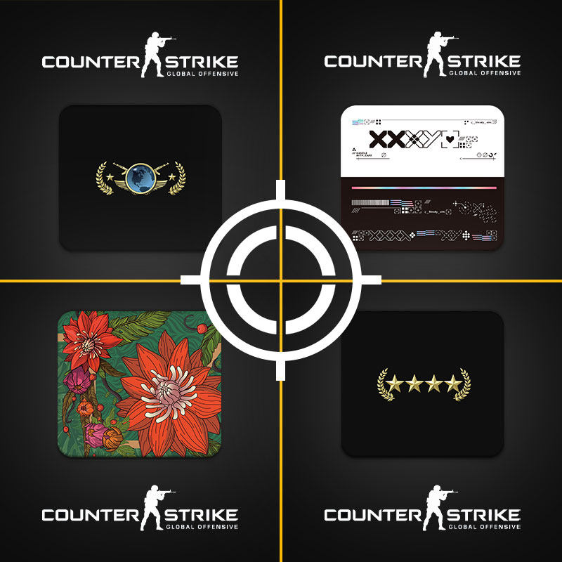 CSGO野荷印花FPS电竞游戏鼠标垫图片