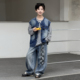 百搭宽松韩版 男童牛仔马甲春秋季 帅气男大童时尚 儿童装 潮 2026新款