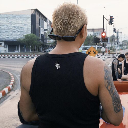 C-BLOCK联名SUP刺绣男士背心