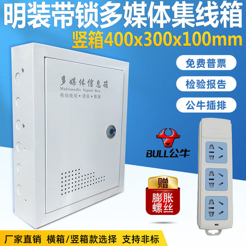 弱电箱家用明装400*300*100