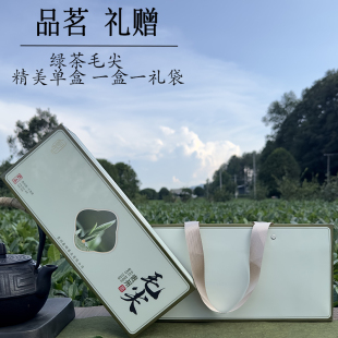 贵州茶叶贵州毛尖新茶特级春茶浓香礼盒单盒装绿茶125克绿茶送礼