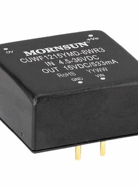 CUWF1215YMD-8WR3高品质DC-DC电源模块4.5-36V转15V533mA隔离稳压