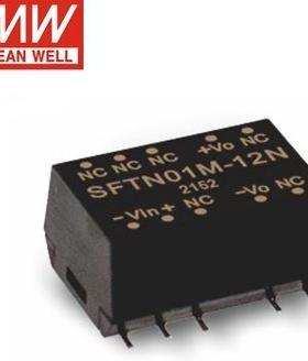 明纬电源 SFTN01N-05N/09N/12N/15N 1W DC-DC非稳压模块