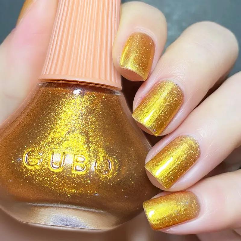 玫瑰香槟金色指甲油套装