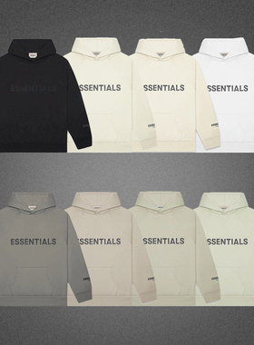 FEAR OF GOD ESSENTIALS FOG复线印花男女卫衣连帽衫潮