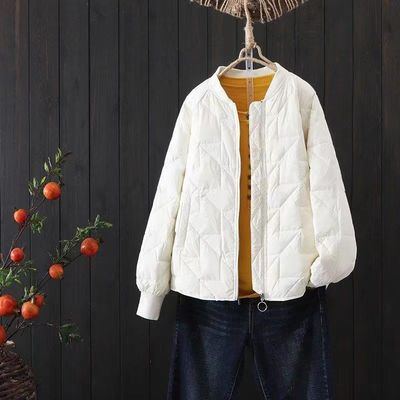 轻薄款棒球服外套小个子保暖棉衣
