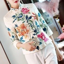 复古盘扣上衣短外套女春秋2024新款 刺绣民族风显瘦中国风旗袍唐装