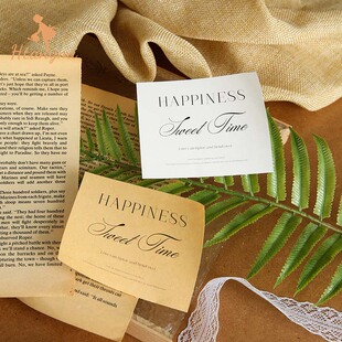 高级简约花艺不干胶贴纸英文便签贴纸鲜花束礼盒装饰材料花店辅材