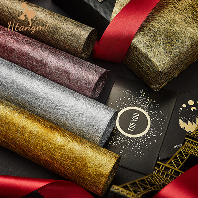 创意礼品包装纸云丝纸蚕丝纸高档礼物纸艺术纸鲜花花束包装纸花艺