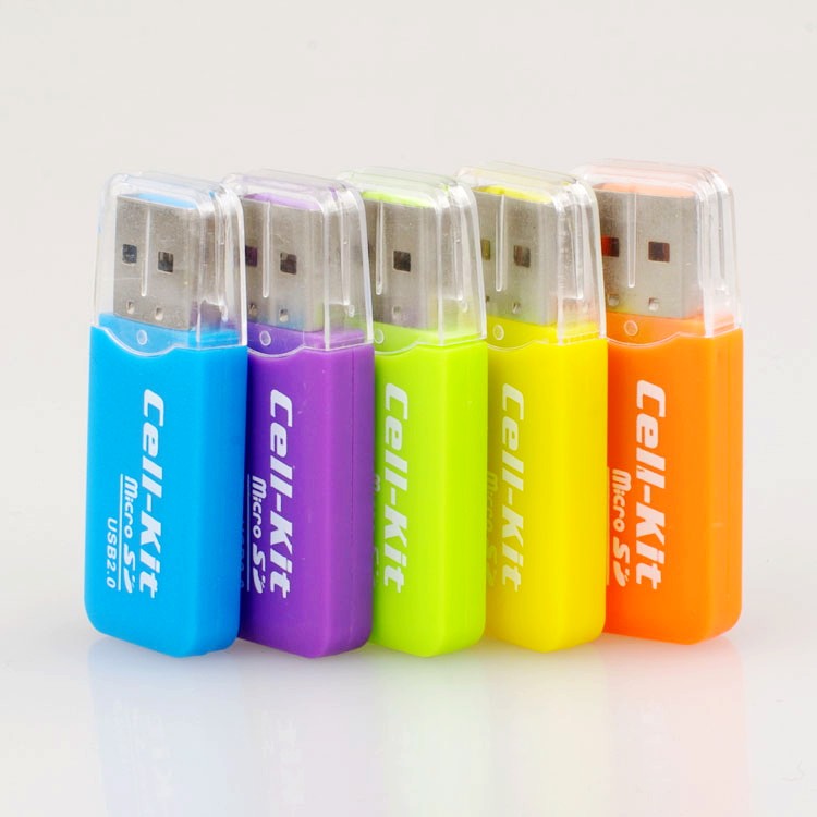 冰爽 TF卡/MICROSD卡/手机内存卡 高速2.0多功能读卡器