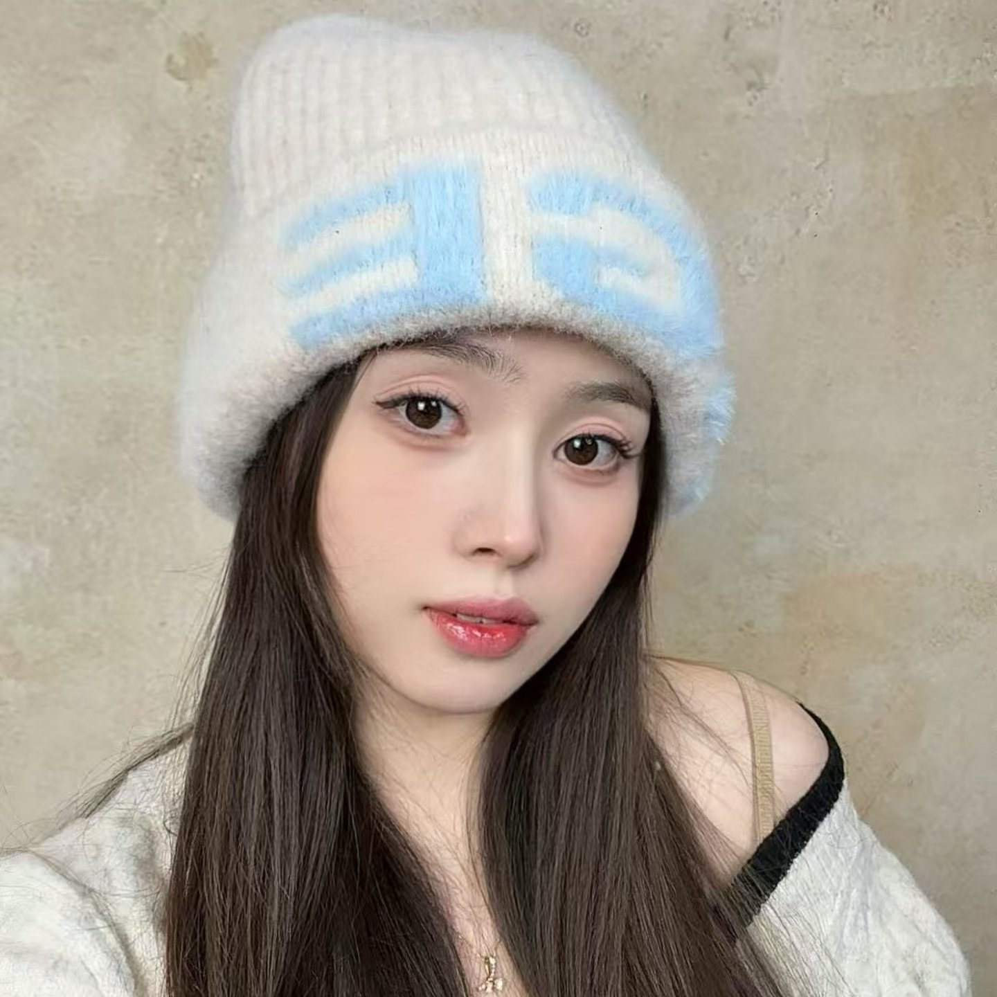 大牛龟2025帽子女韩版冬季情侣针织帽加厚保暖毛线字母护耳帽子男,服饰配件/皮带/帽子/围巾,帽子,淘宝优惠券,粉丝福利购,淘宝优惠卷