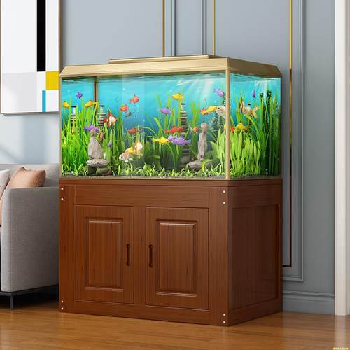 实木鱼缸底柜底架底座松木草缸鱼缸架子定做鱼缸柜水族箱包邮